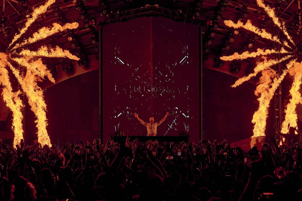 David Guetta performs at F*** ME I'm FAMOUS! at Ushua&iuml;a Ibiza. 2026.