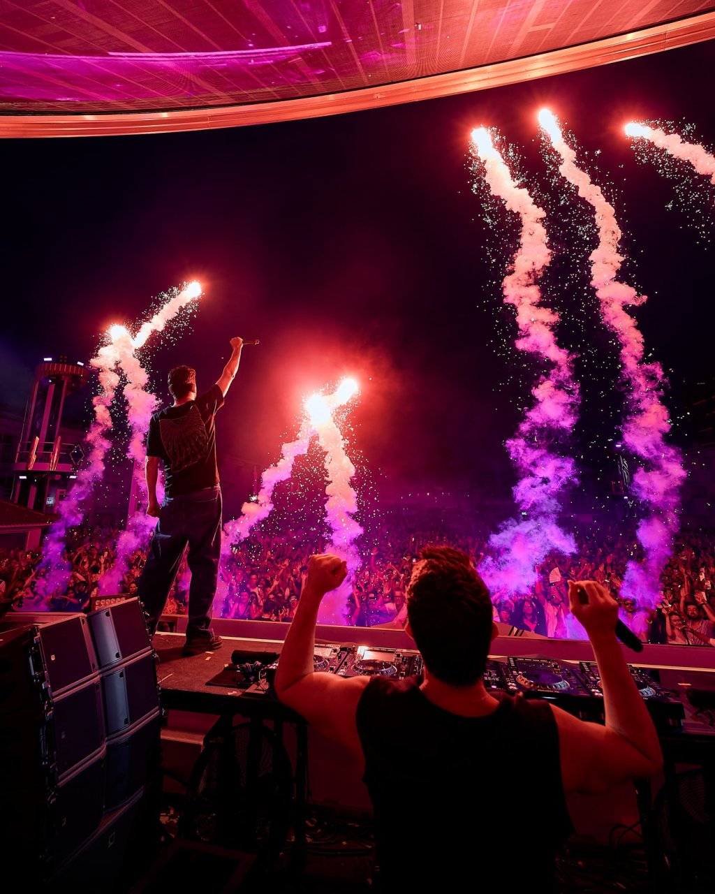 Tomorrowland and Dimitri Vegas and Like Mike. Ushuaïa Ibiza. 2025.
