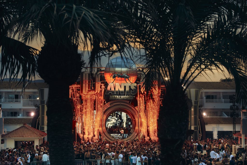 ANTS METALWORKS every Saturday 3rd May - 4th October 2025 at Ushuaïa Ibiza.