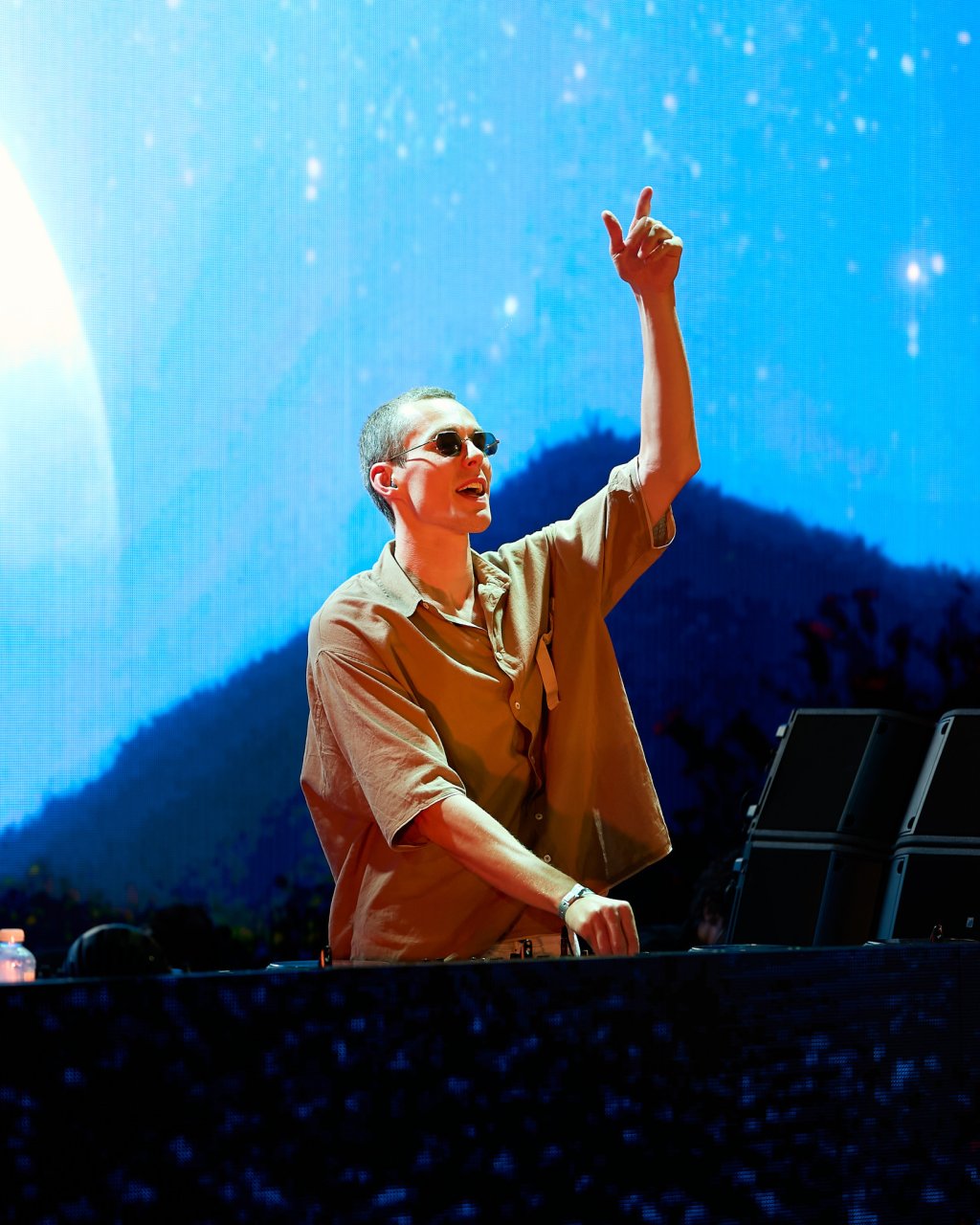 Lost Frequencies performs for Tomorrowland presents Dimitri Vegas & Like Mike at Ushuaïa Ibiza 2024.